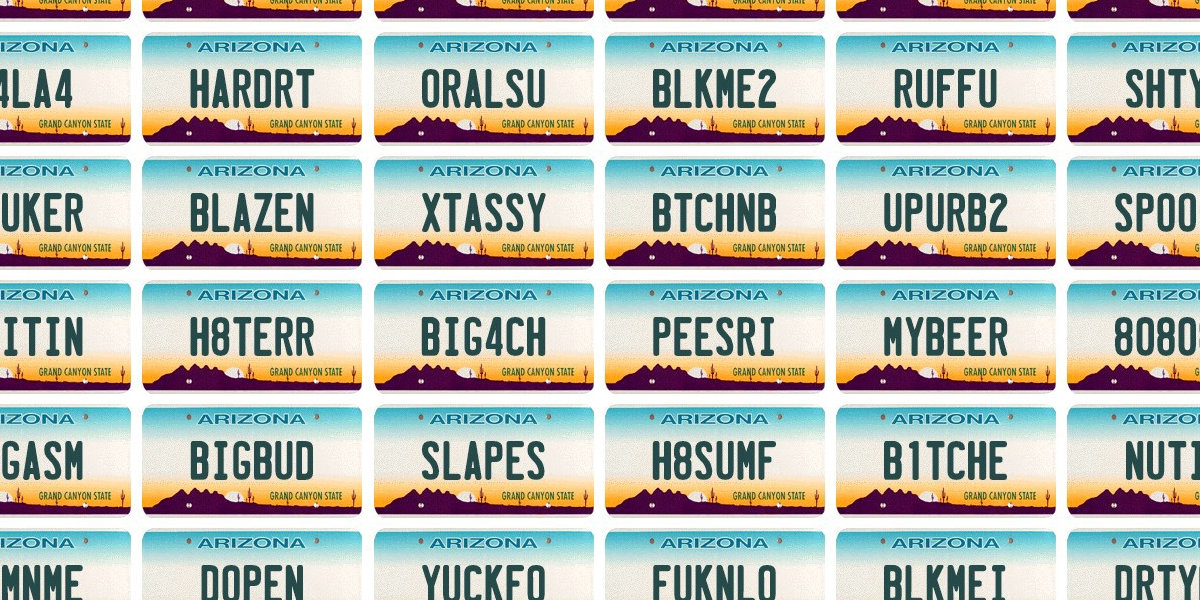 Using deep learning to generate offensive license plates