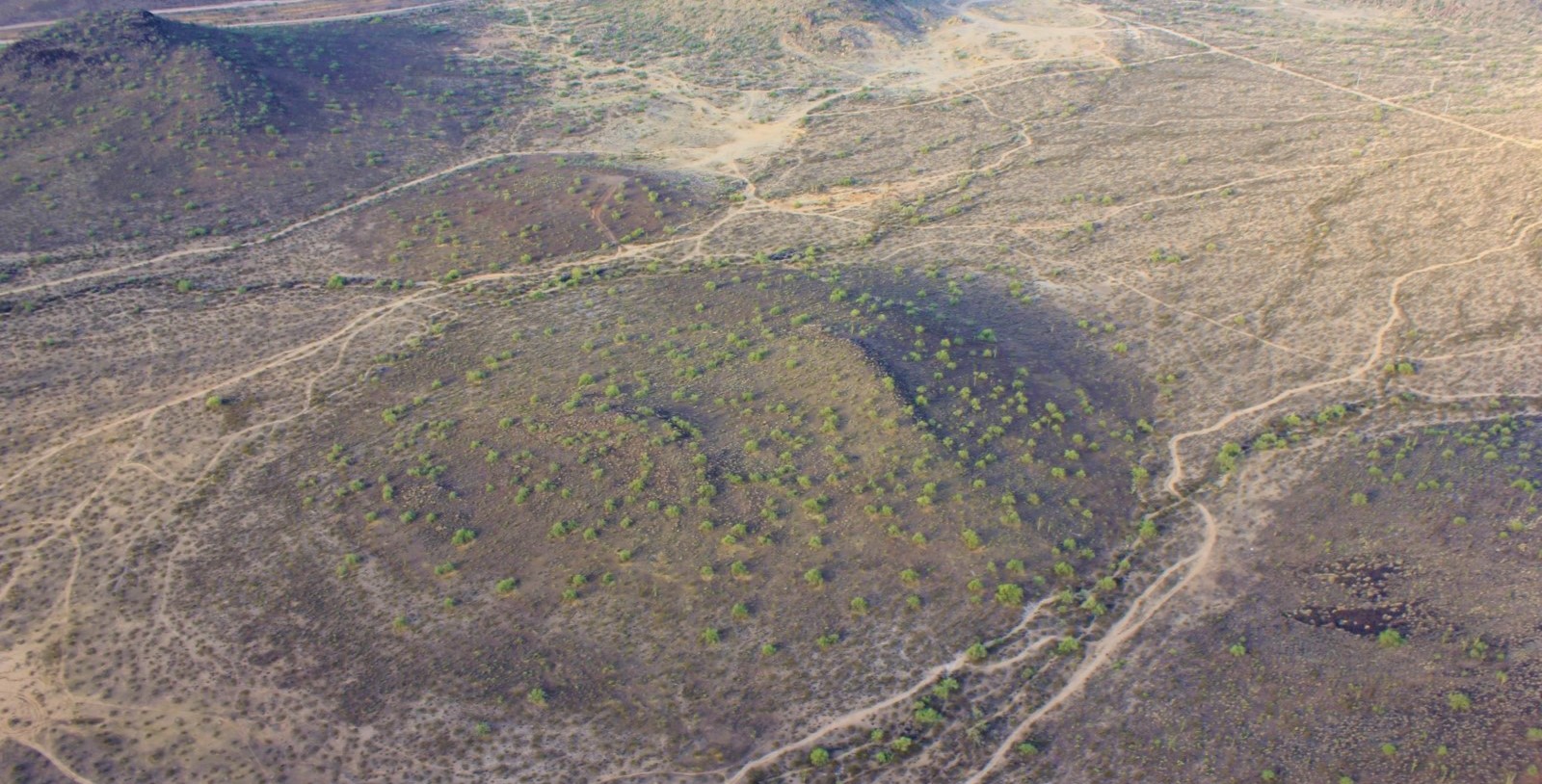 the empty Arizona desert